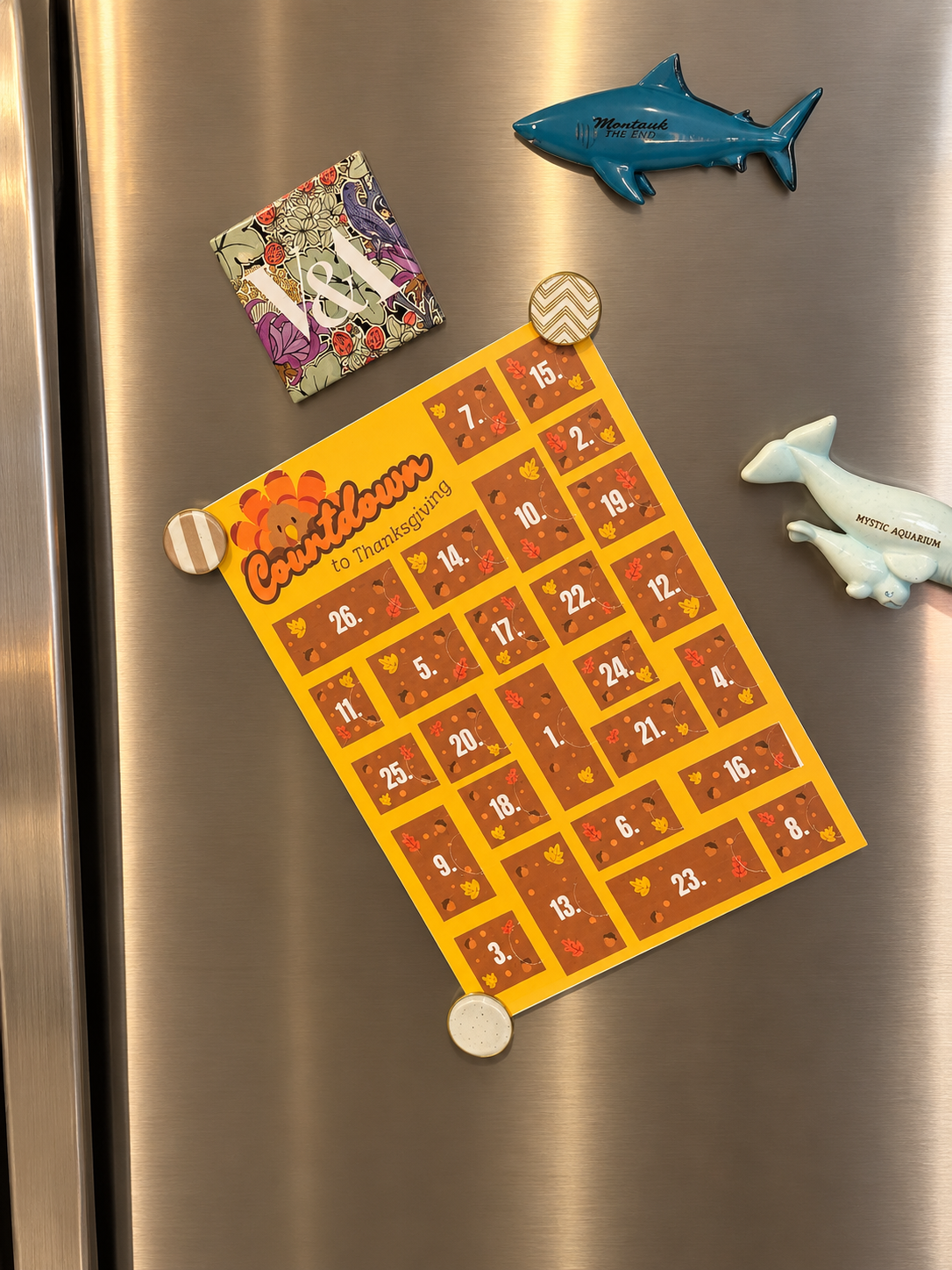 Thanksgiving Sticker Countdown