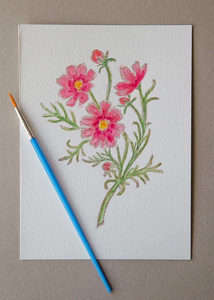 Cosmo Watercolor Card Art Kit