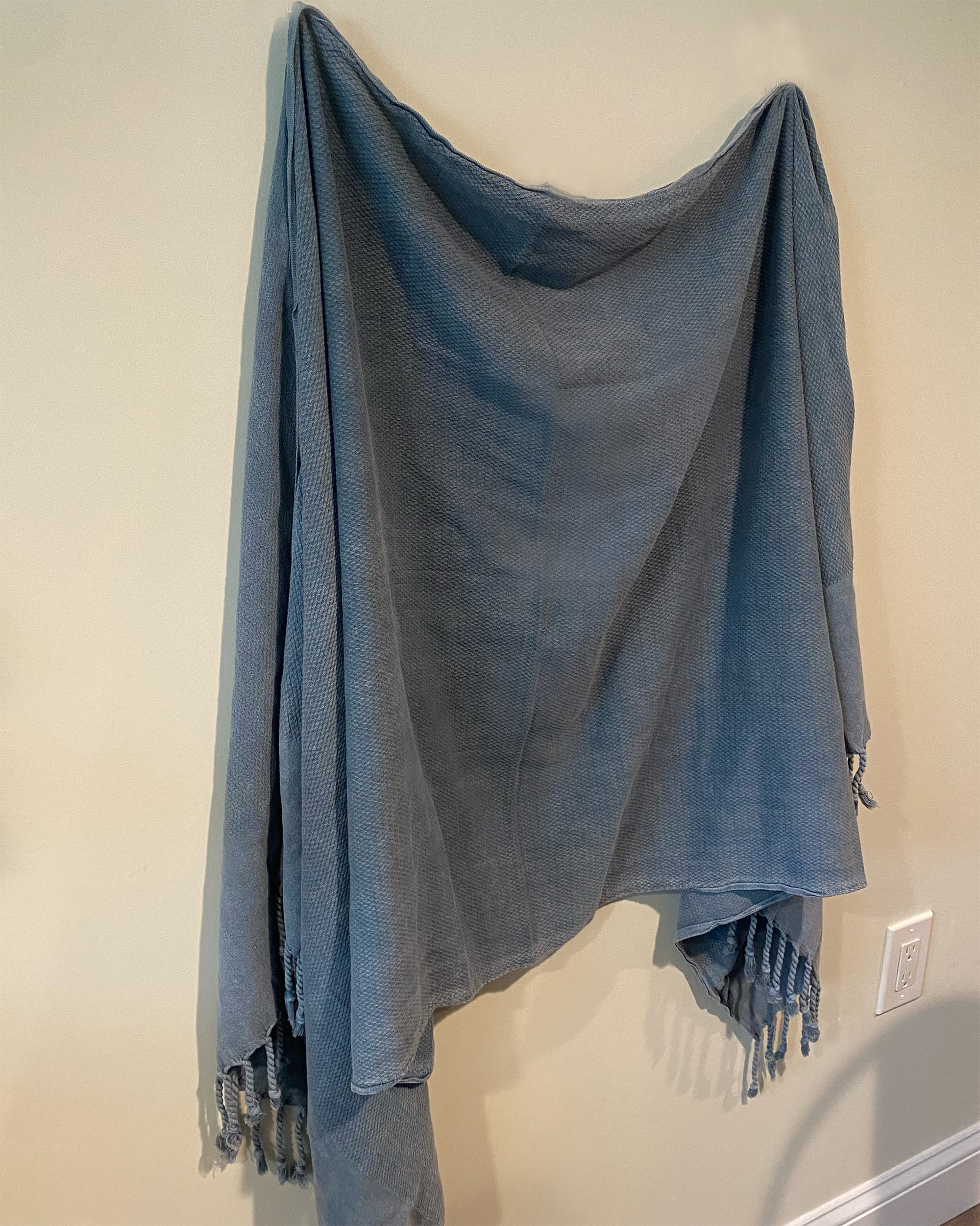 Stone Washed Beach Blanket Towels