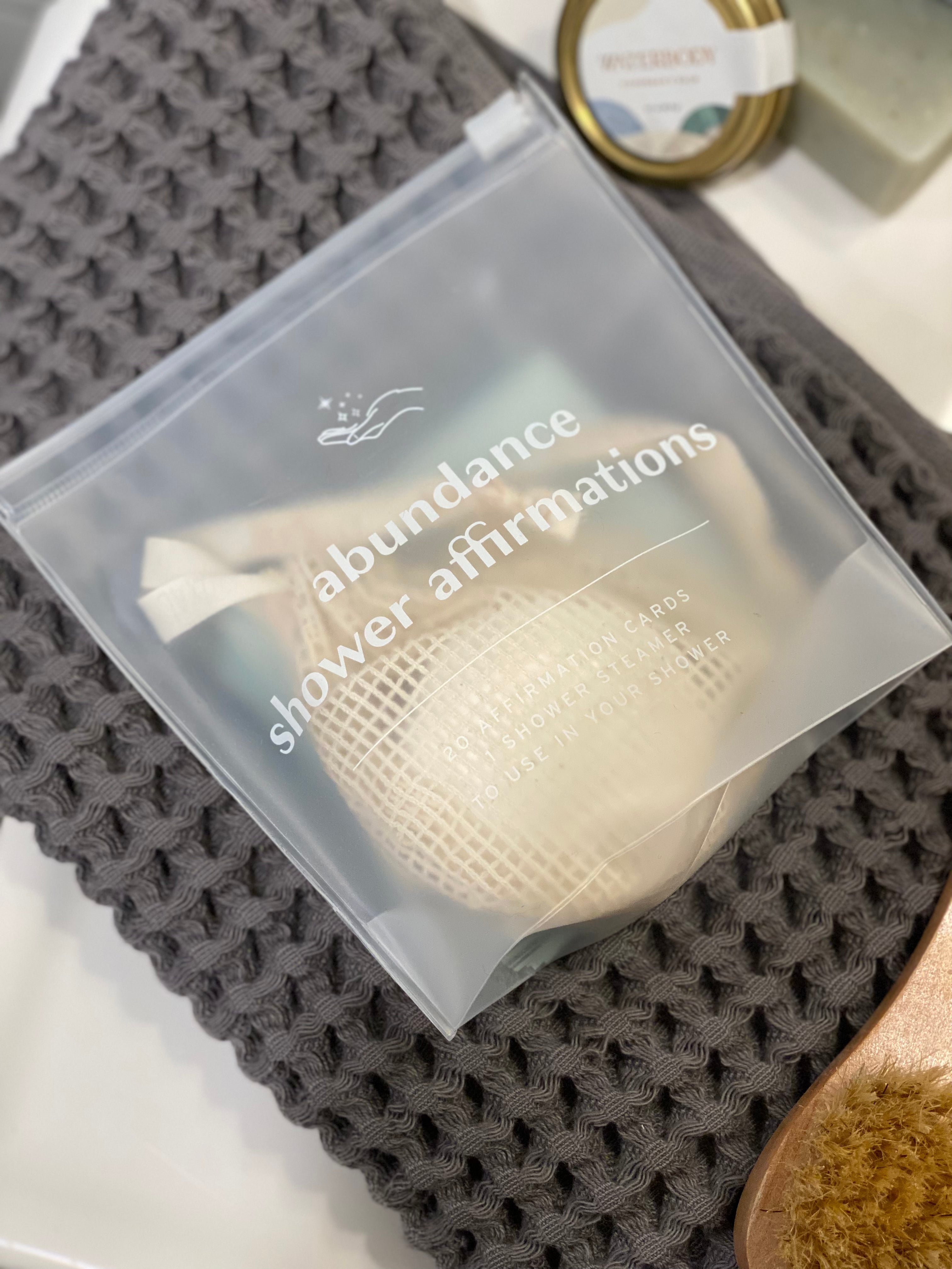 Gift Set - Abundance Shower Affirmations