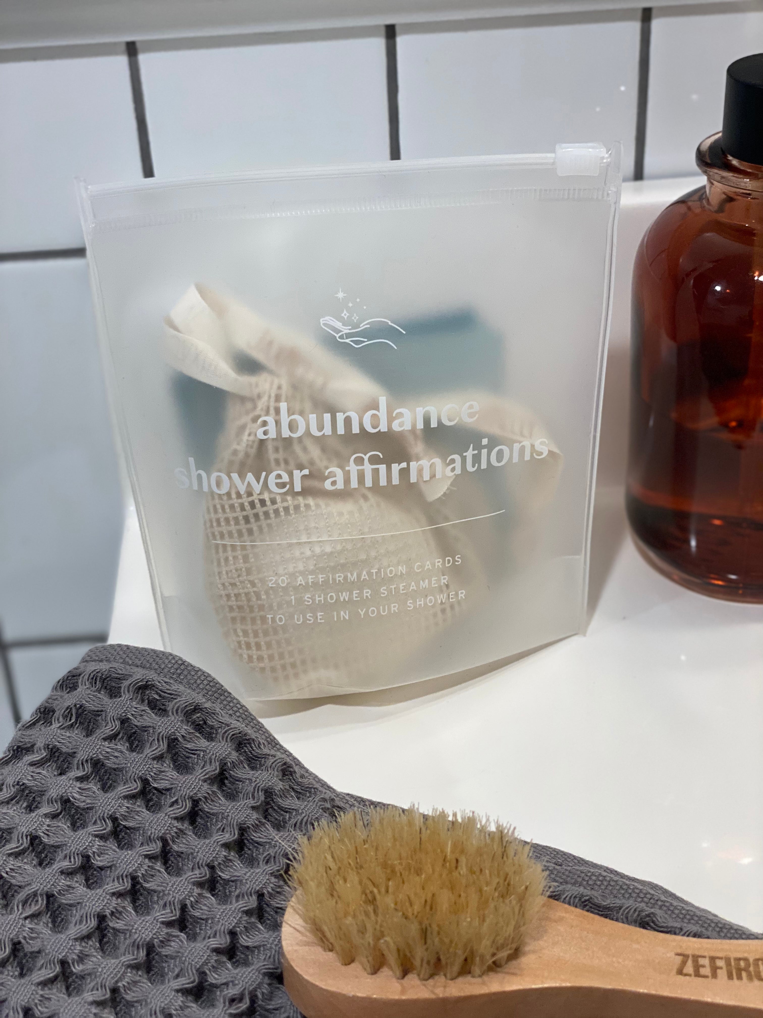 Gift Set - Abundance Shower Affirmations