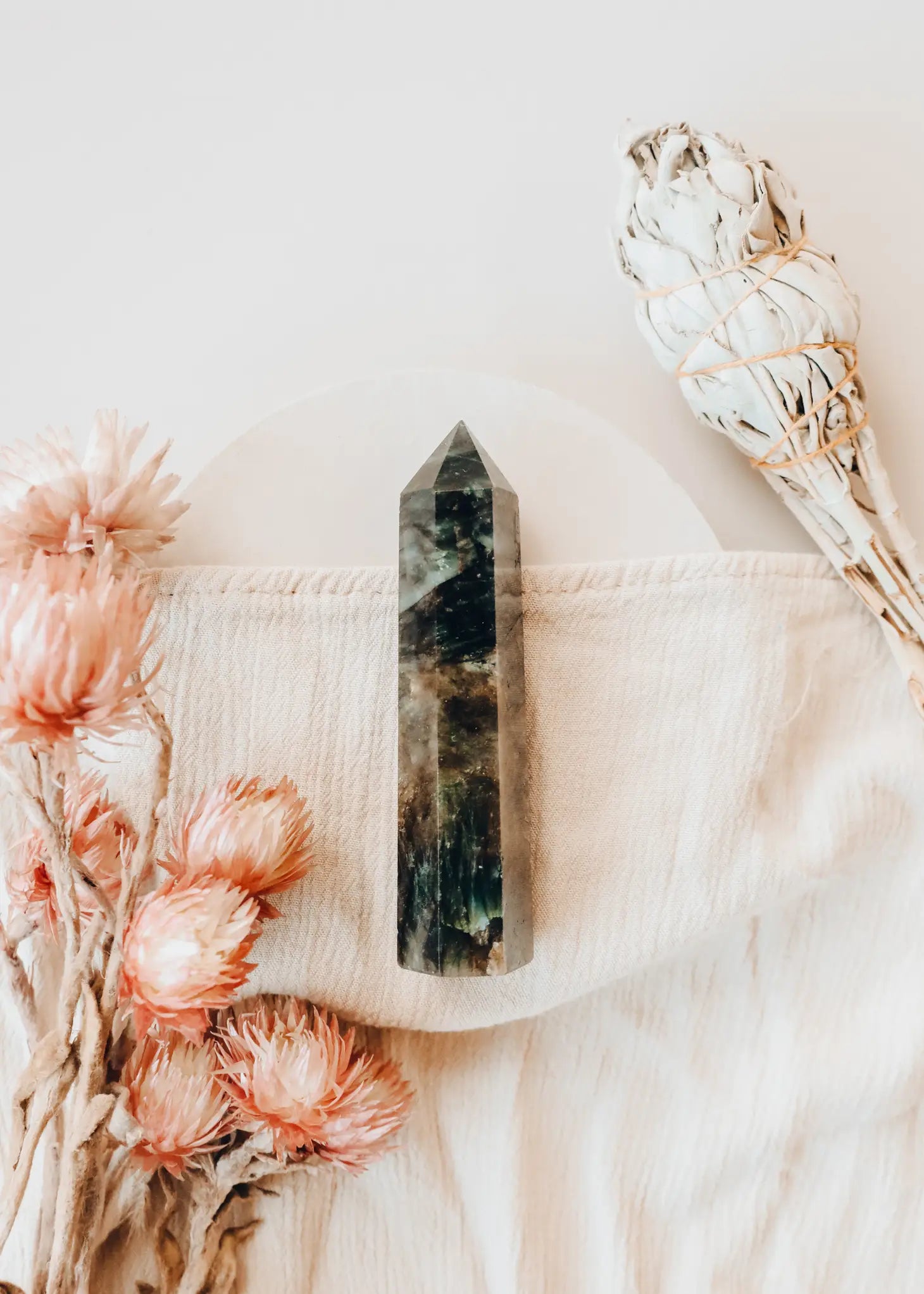 Crystal Point - Labradorite